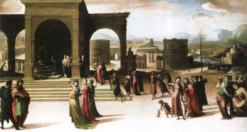 Domenico Beccafumi the story of papirius china oil painting image